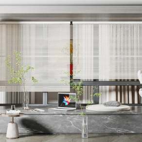 现代飘窗3D模型下载